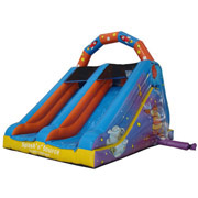 inflatable rock climb slide